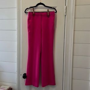 Victoria Beckham for Target Mid Rise Hot Pink Pants Size 4